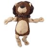 Bone Dry Squeaky Burlap Lion Pet Toy