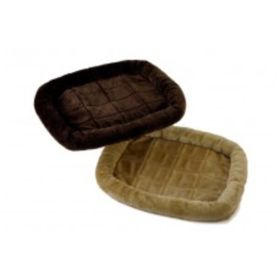 DMC Plush Bolster Crate Mat Assorted 29 Inch X 21 Inch