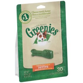 Greenies Dog Dental Treats Original, 1ea/18 oz, 30 ct, Petite