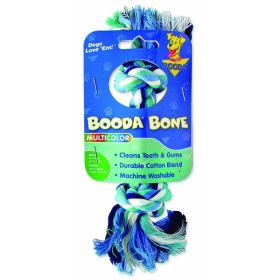 Booda 2-Knot Rope Bone Dog Toy 2 Knots Rope Bone Multi-Color Extra Small