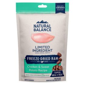 Natural Balance Pet Foods L.I.D. Freeze Dried Dog Food Chicken  Sweet Potato, 1ea/13 oz