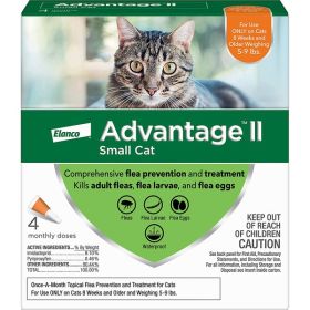 Advantage Cat Small  Orange 4-Pack