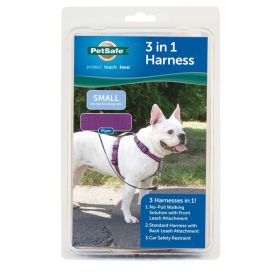 PetSafe 3in1 Dog Harness Plum Small