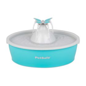 Drinkwell Butterfly Pet Fountain Blue