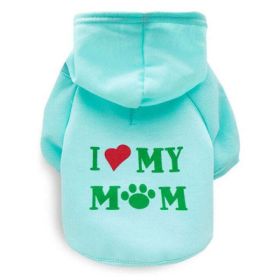 pet cat jacket to keep warm (Color: MOM Mint)