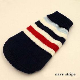 cat mascot cat costume (Color: navy stripe)