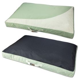 Dog Helios 'Immortal-Trek' Waterproof Rectangular Travel Dog Bed (Color: Green)