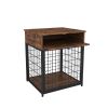 Furniture Dog Crates for small dogs Wooden Dog Kennel Dog Crate End Table, Nightstand