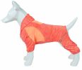 Pet Life Active 'Downward Dog' Heathered Performance 4-Way Stretch Two-Toned Full Body Warm Up Hoodie