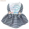 Plaid Shirt Bib Pet Clothing